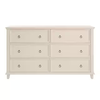 Home Decorators Collection Grantley Ivory 6-Drawer Dresser (38 in. H x 64 in. W x 18 in. D) M1370... | The Home Depot