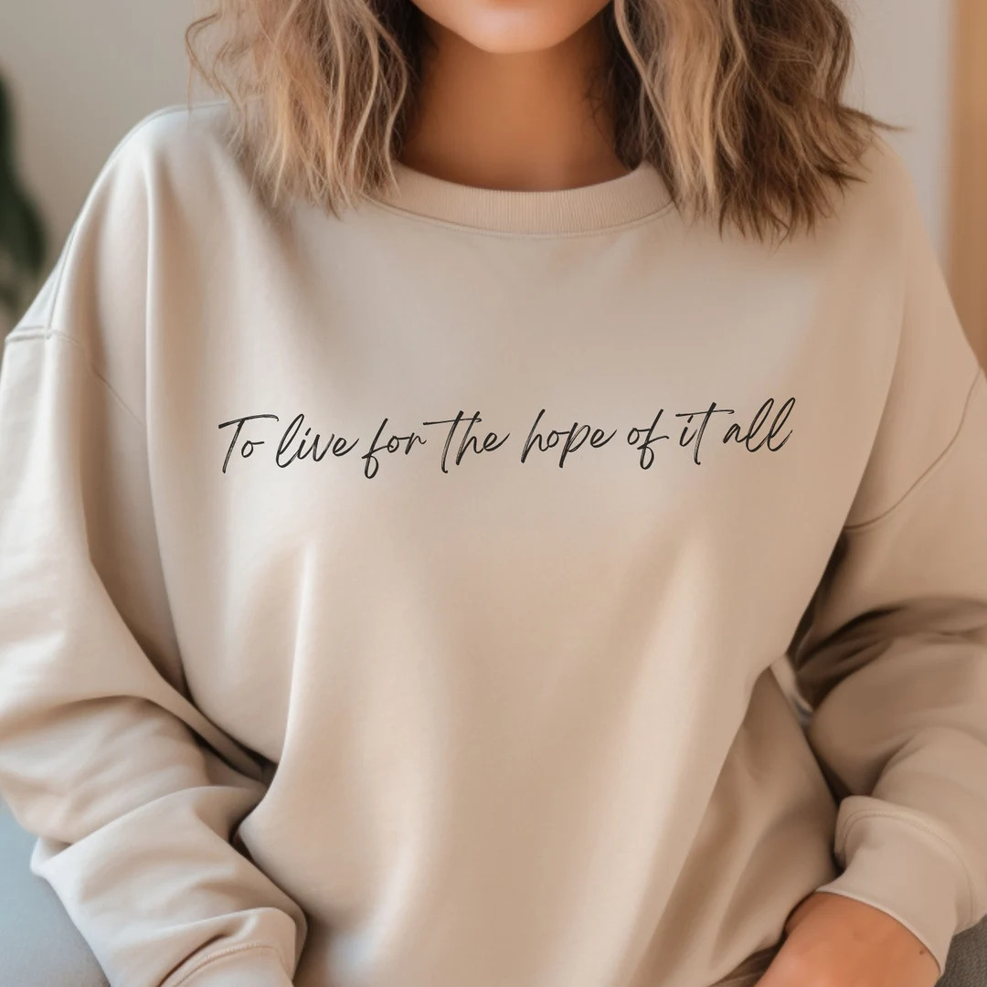 To Live for the Hope of It All August Taylor Swift Folklore - Etsy | Etsy (US)