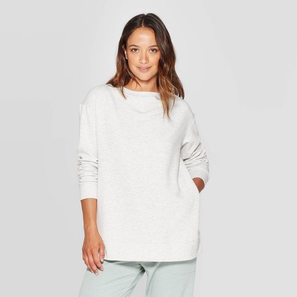 Women's Beautifully Soft Fleece Lounge Tunic Sweatshirt - Stars Above™ | Target