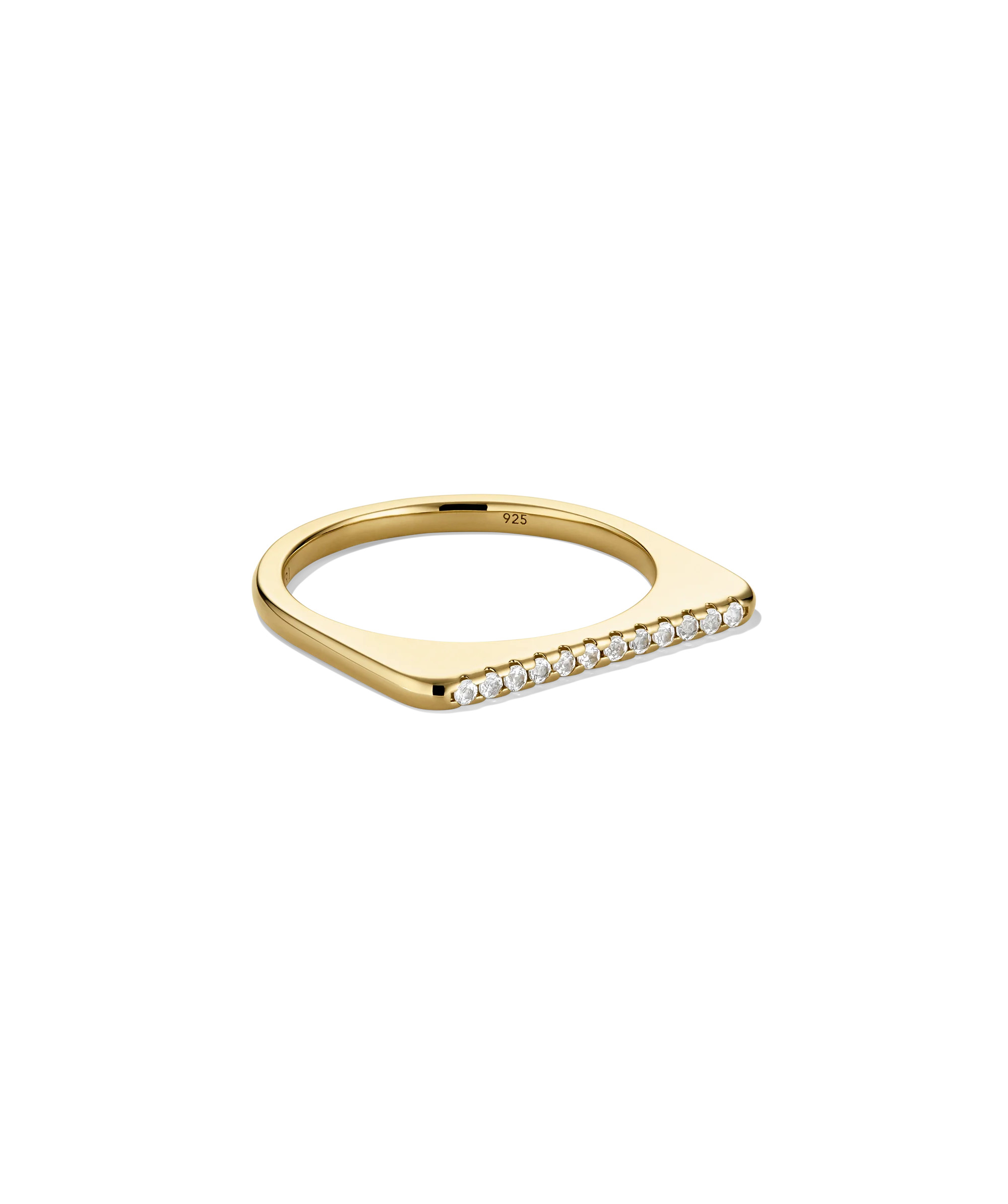 Pavé Puzzle Stacking Ring | Mejuri Fine Crew