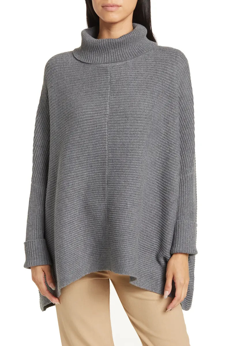 Sweet Romeo Oversized Ribbed Mock-neck Sweater | Nordstromrack | Nordstrom Rack