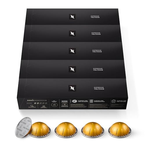 Nespresso Capsules Vertuo, Voltesso, Mild Roast Espresso, 50-Count Espresso Pods, Brews 1.35oz. | Amazon (US)