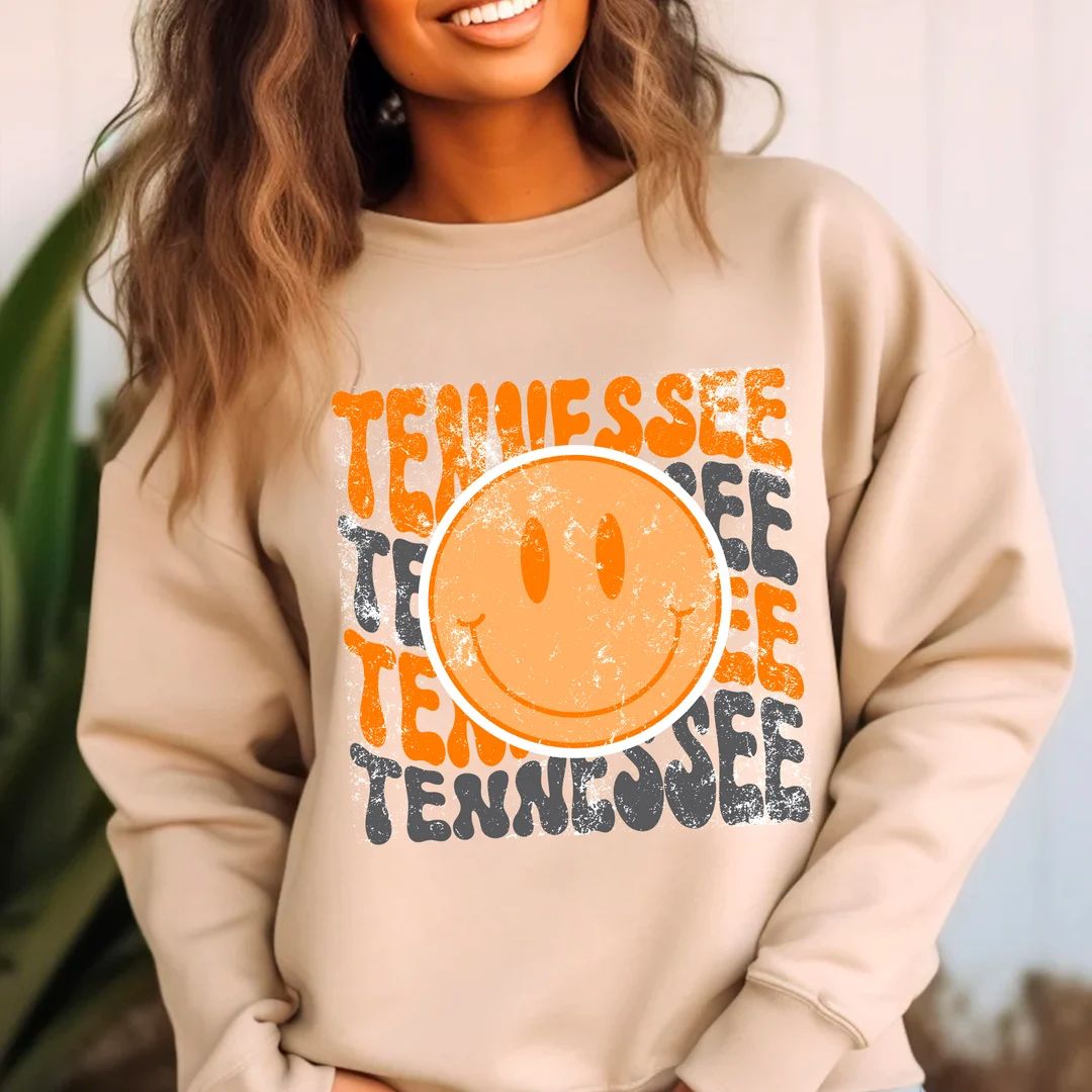 Vintage Style Tennessee Sweatshirt Trendy Coconut Girl - Etsy | Etsy (US)
