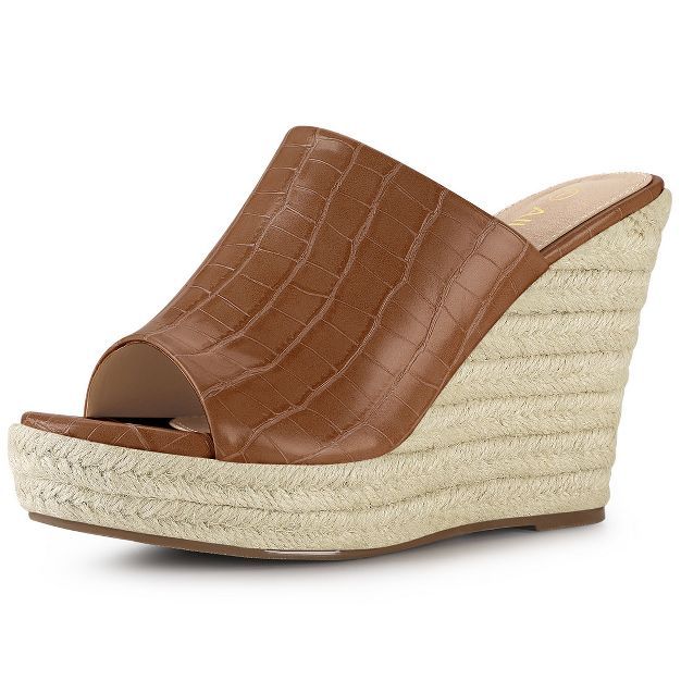 Allegra K Women's Espadrilles Wedges Wedge Sandals | Target