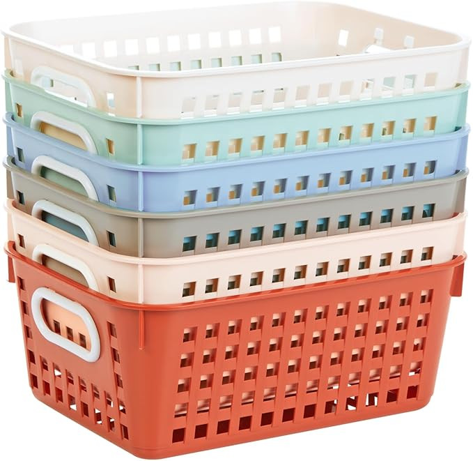 Really Good Stuff Medium Baskets - Boho 6 Pack | Amazon (US)
