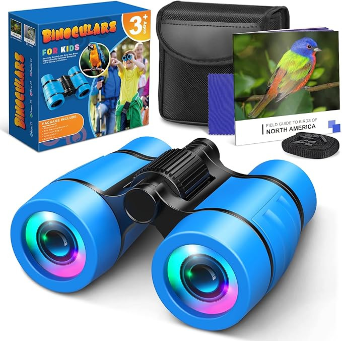 Toys for 3-8 Year Old Boys: LET'S GO! Binoculars for Kids with Bird Watching Manual Gifts for 4 5... | Amazon (US)