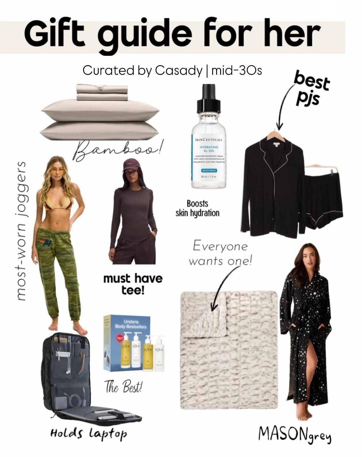 Casady is in her mid-30s. She loves being a new mom and any kind of competition! She’s an attorney and these are her top picks for someone her age 

#LTKGiftGuide #LTKHoliday