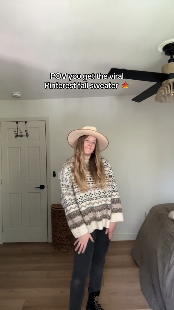Styling the viral Pinterest fall sweater 🍁 #fallfashion #falltrends #fallsweaters #greybandit 

#LTKSeasonal #LTKMidsize #LTKStyleTip