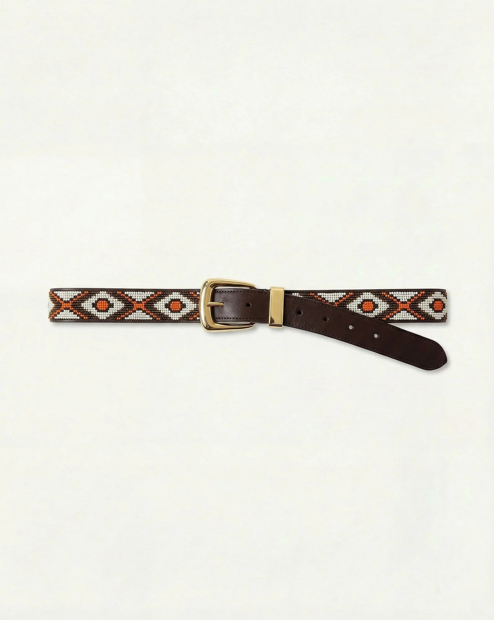 Arch Beaded Belt in Orange Multi | Veronica Beard | Veronica Beard