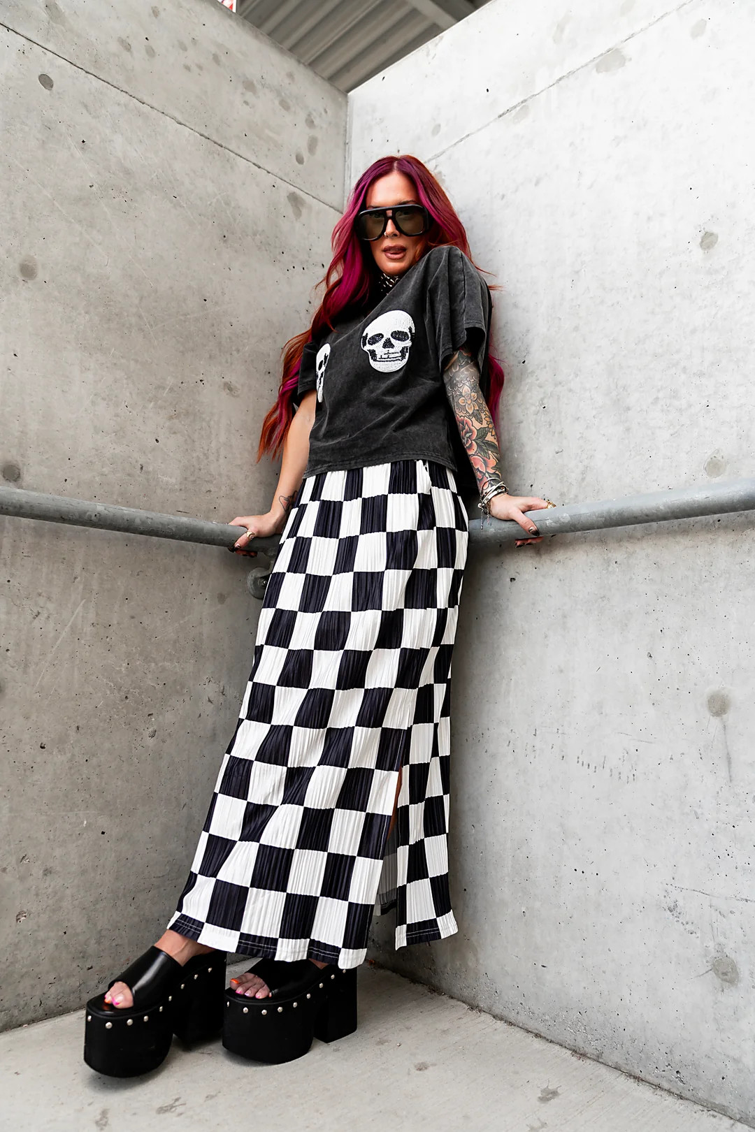 Check Yourself Plisse Skirt | WKNDchasers