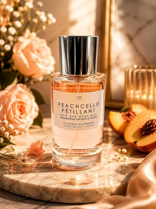 Peachcello P\u00e9tillant Hair & Body Mist by Tru Fragrance | 3.4 FL OZ (100ml) | Sparkling Peach... | Amazon (US)