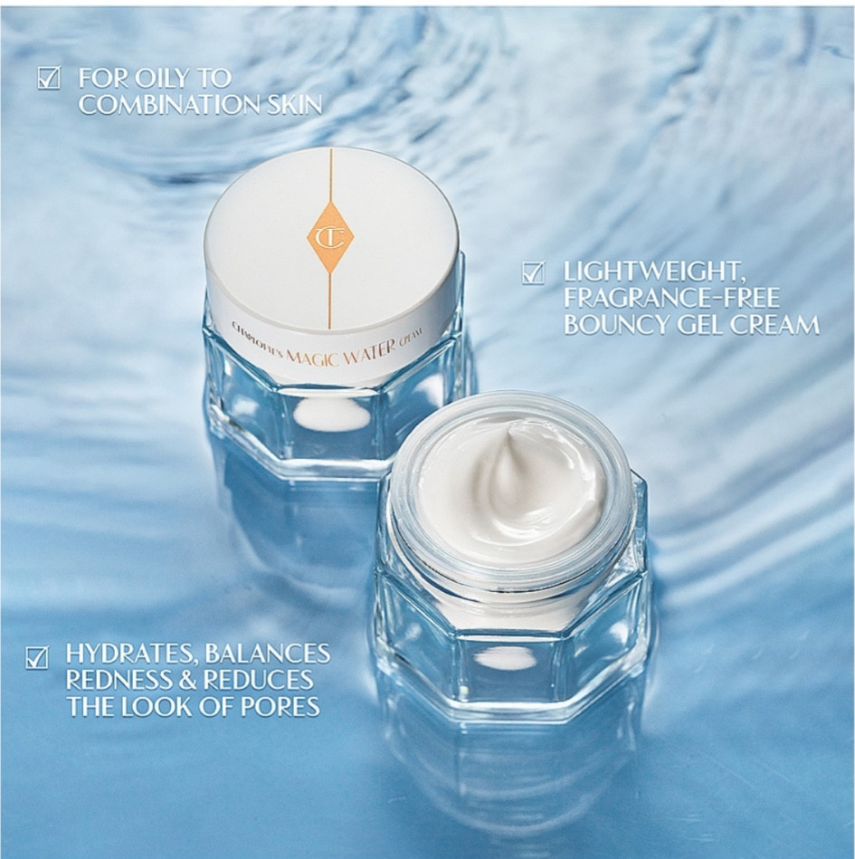 Charlotte's Magic Water Cream
Refill
Charlotte Tilbury
#revolvebeautysale 
Use code beauty20 at check out !

#LTKSaleAlert #LTKBeauty #LTKFindsUnder100