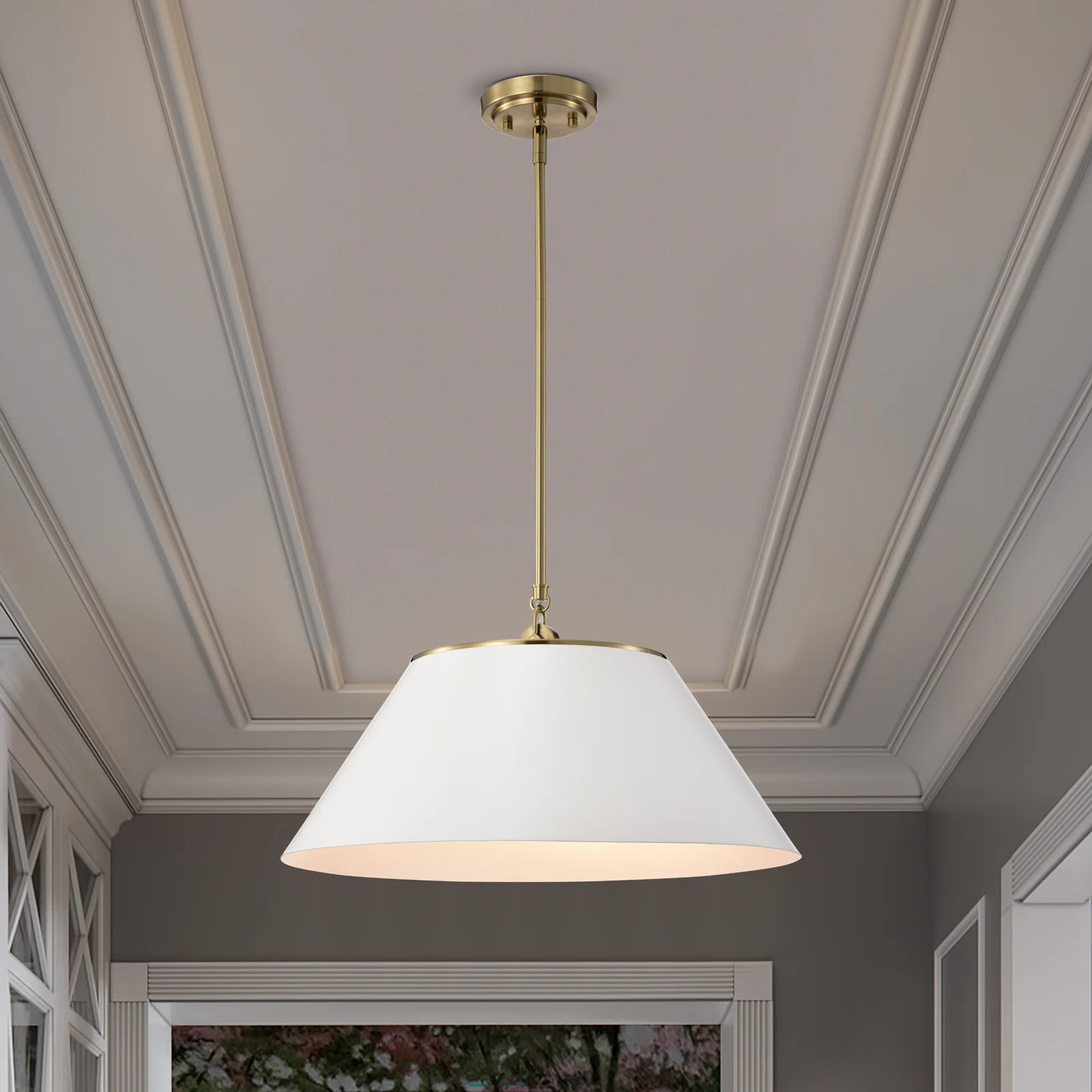 Etta Avenue™ Gertie 3 - Light Statement Cone Pendant & Reviews | Wayfair | Wayfair North America