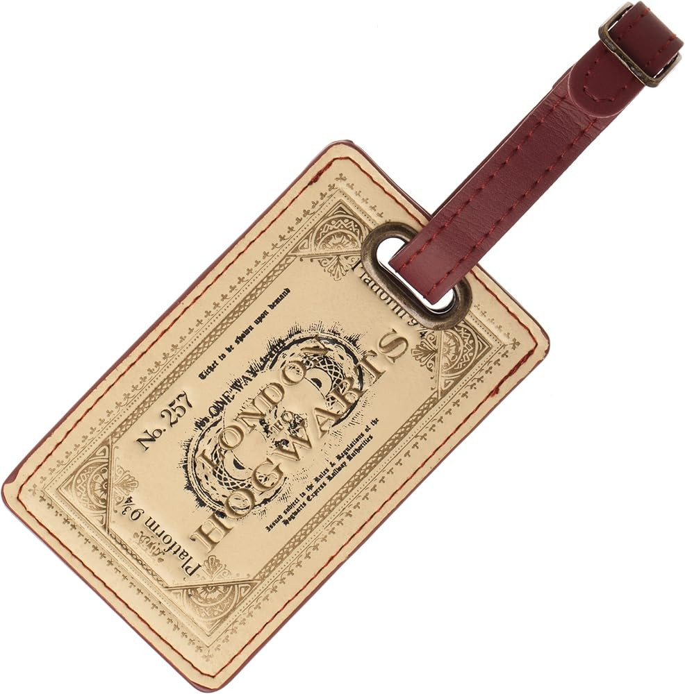 Harry Potter Hogwarts Ticket Luggage Tag | Amazon (US)