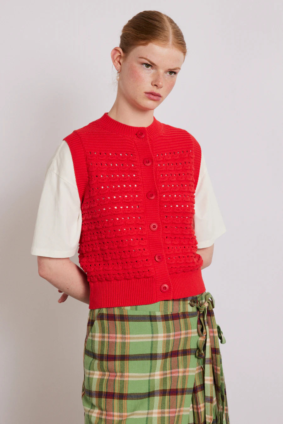 aggie knitted tank | Damson Madder