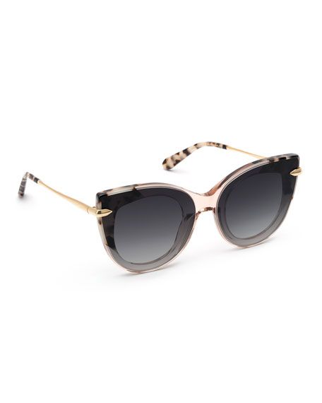 KREWE Laveau Nylon Cat-Eye Sunglasses | Neiman Marcus
