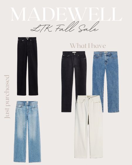 Madewell is part of the LTK Fall sale! I already have 3 pairs of jeans from Madewell and love them so I ordered 2 new pairs in a 29/8 to try. Madewell tends to run big, but I got my true size hoping for comfortable jeans. See each product for sizing info & look through my Madewell collection to see them on me  

#LTKSale #LTKsalealert #LTKmidsize