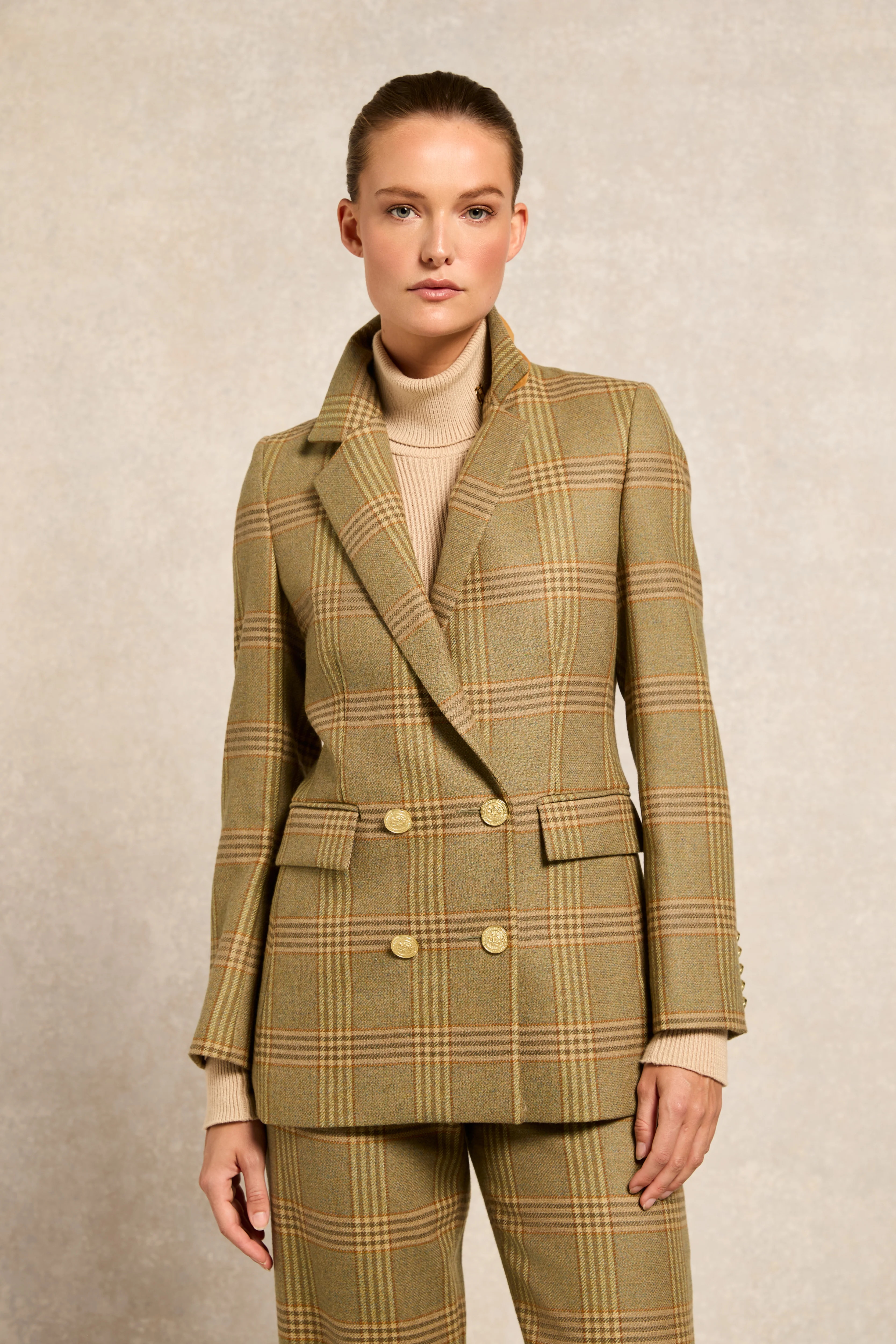 Double Breasted Blazer (Leveret) | Holland Cooper
