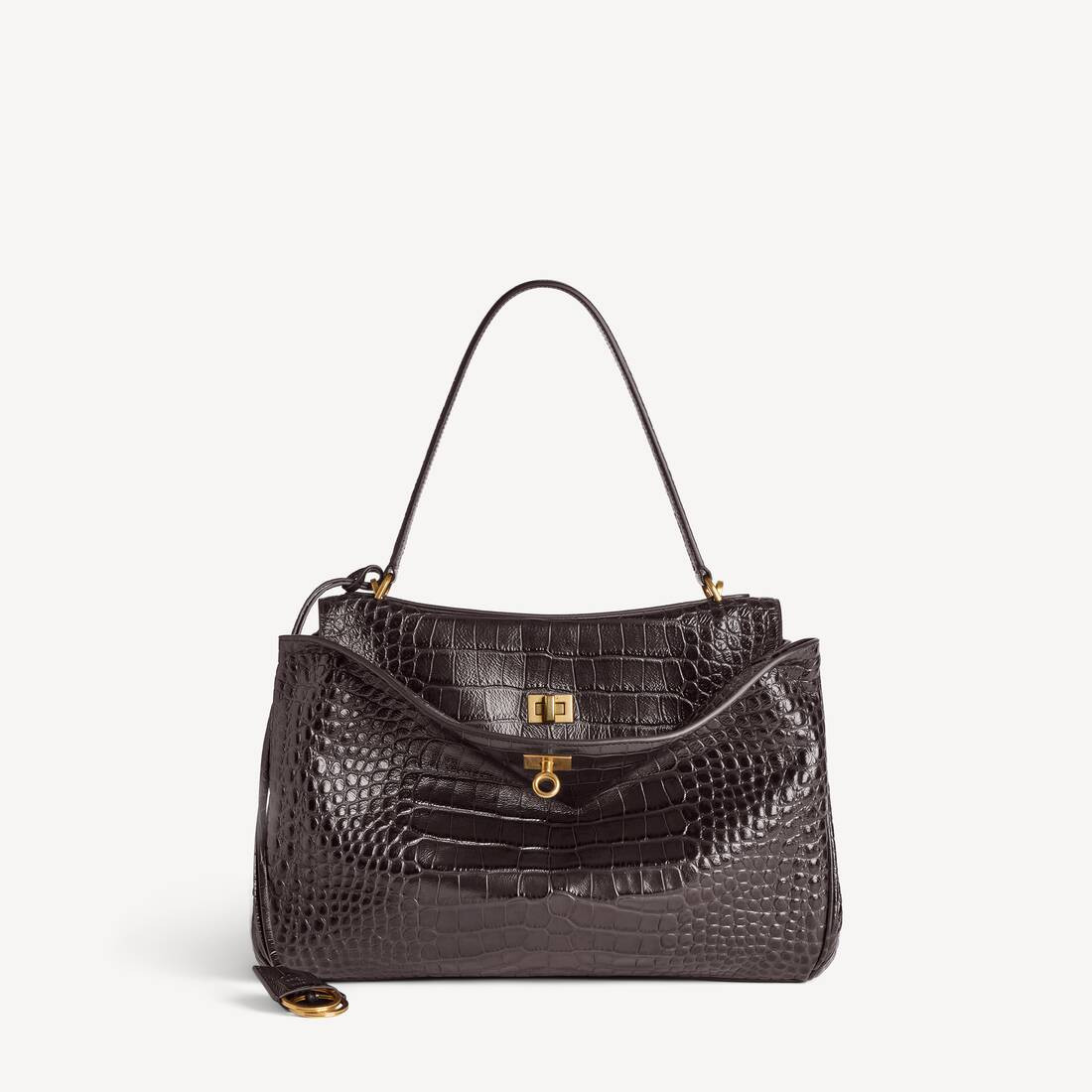 Women's Rodeo Handbag Medium in Espresso | Balenciaga US | Balenciaga