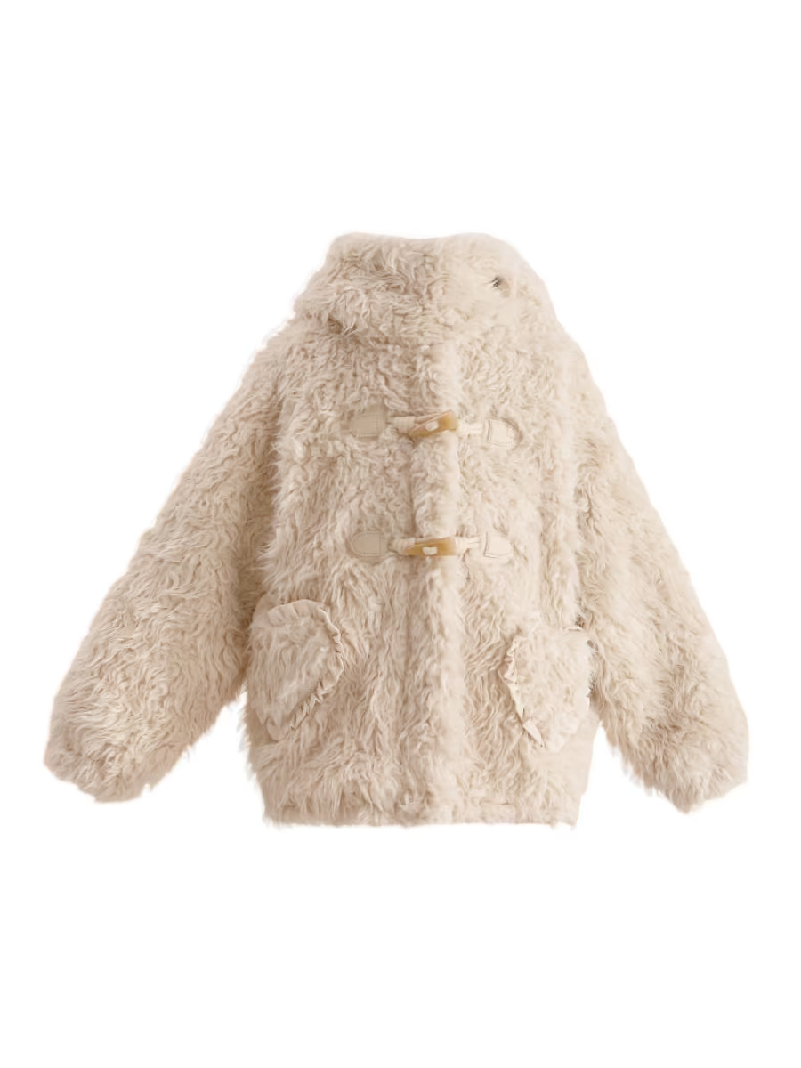 Little Girl's & Girl's Bunny Ear Fuzzy Jacket | Saks Fifth Avenue