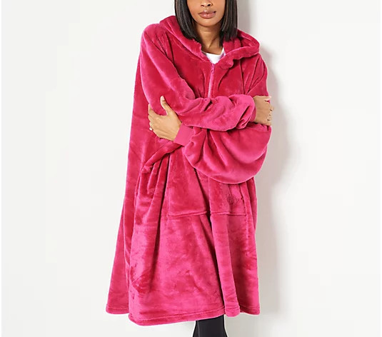 The Comfy Dream Light Quarter-Zip Wearable Blanket - QVC.com | QVC