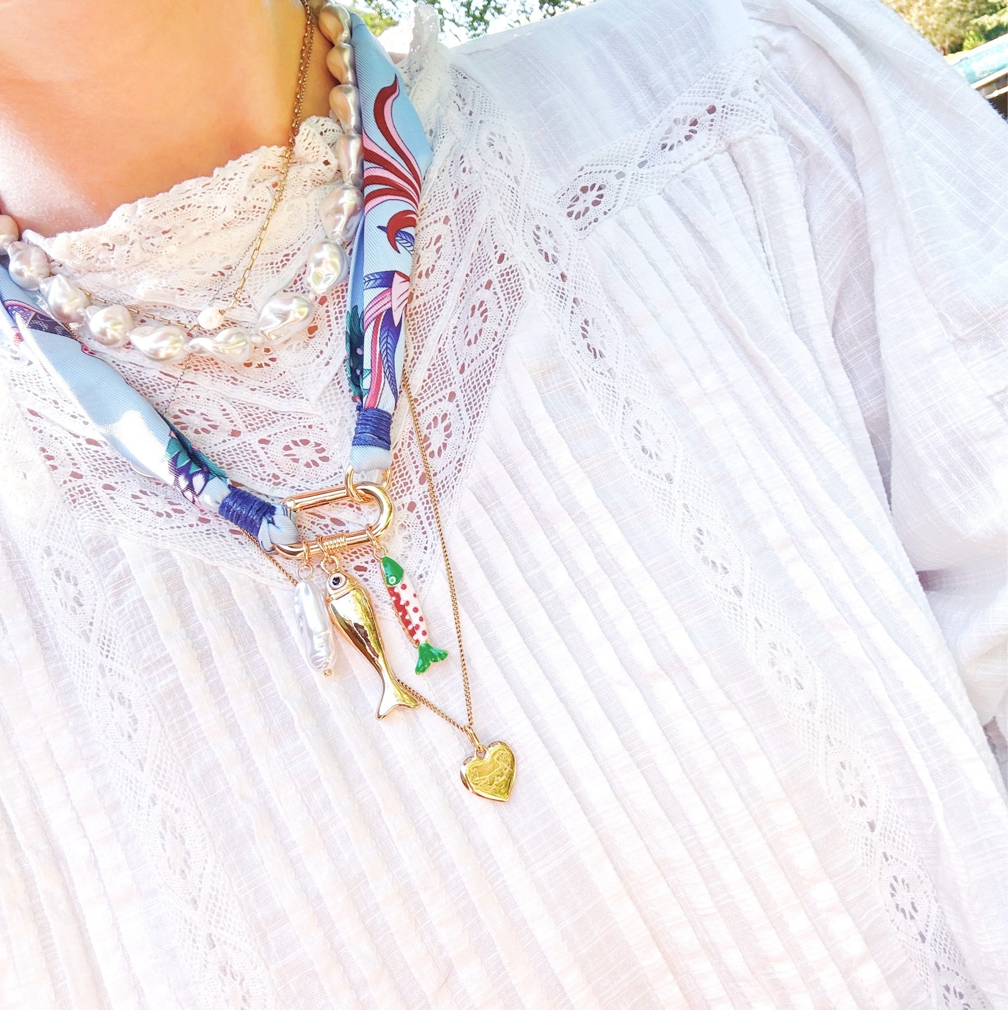 fun summer scarf necklace perfect for the fourth!!

#LTKootd #LTKSaleAlert #LTKSeasonal