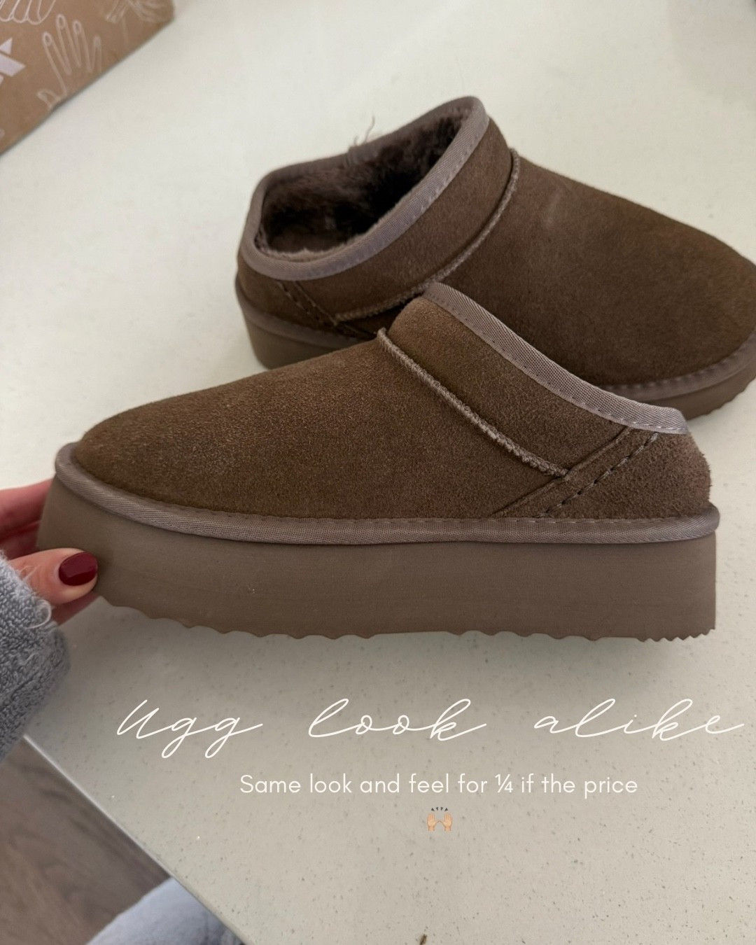 Ugg look alikes 

#LTKSeasonal #LTKFindsUnder50 #LTKootd