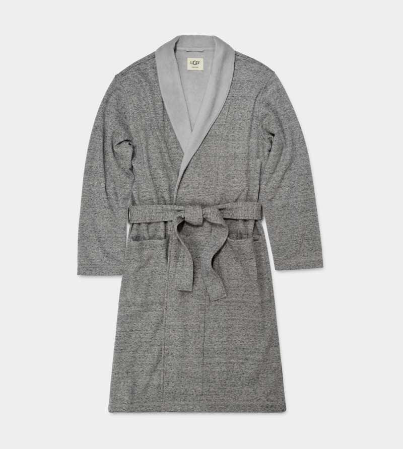 UGG® Men's Robinson Fleece Robes in Grey/, Size M/L | UGG (US)