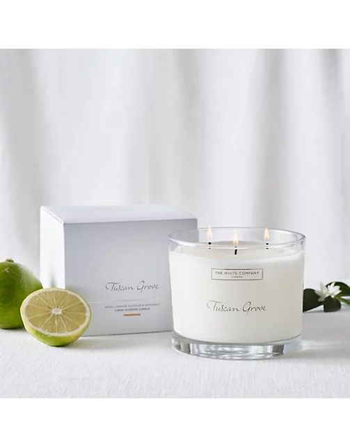 Tuscan Grove Large Candle | The White Company (UK)