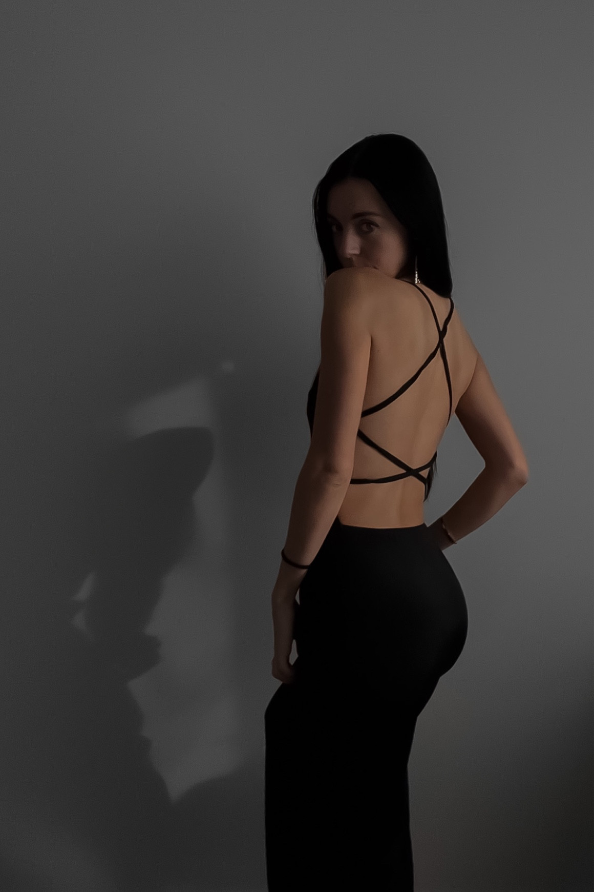 High slit open back bodycon maxi dress in black, wearing size S #maxidress #slitdress #backlessdress #blackdress #valentinesdaydress

#LTKfit #LTKSeasonal #LTKstyletip