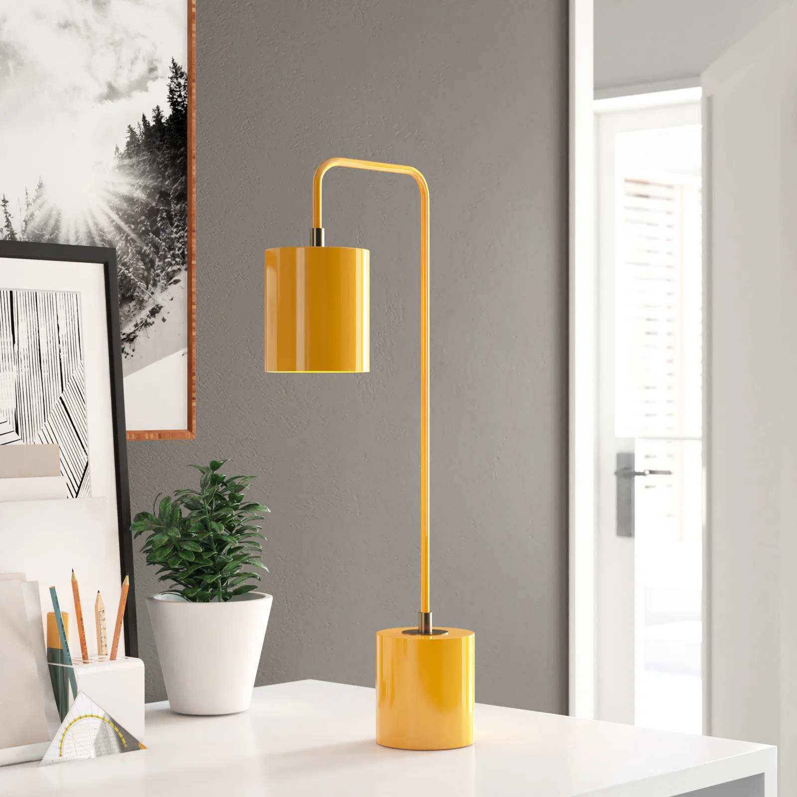 Demorest Metal Arched Lamp | Wayfair North America