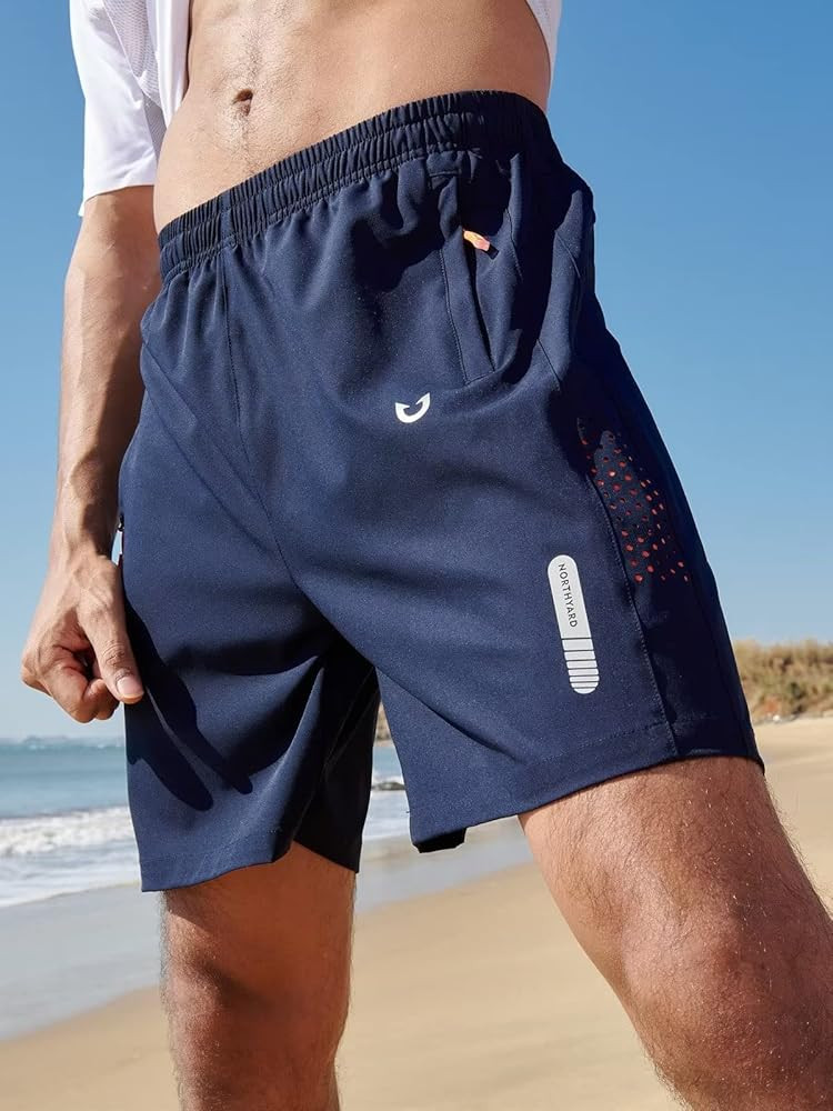 NORTHYARD Men's Athletic Running Shorts Gym Workout Shorts 7"/ 9"/ 5" Quick Dry Lightweight Sport... | Amazon (US)