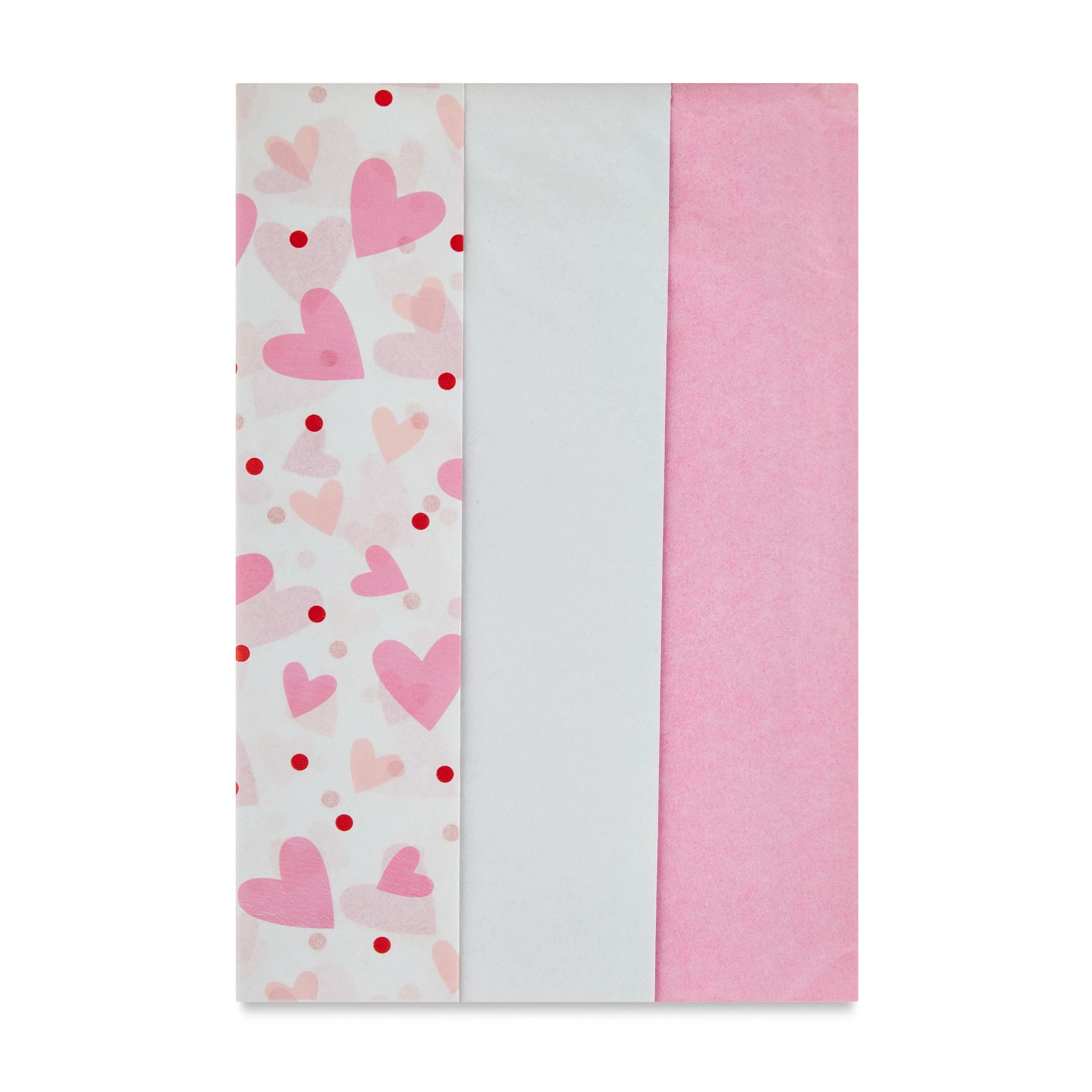 Valentine's Day 20" x 20" Pink & White Tissue Paper, 12 Count, by Way To Celebrate | Walmart (US)
