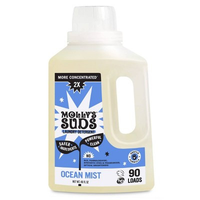 Molly's Suds Liquid Laundry Detergents 90 Loads - Ocean Mist - 46 fl oz: Sensitive, High Efficiency, Vegan Formula | Target