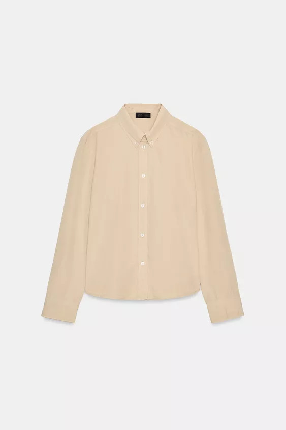 WASHED POPLIN SHIRT | Zara UK