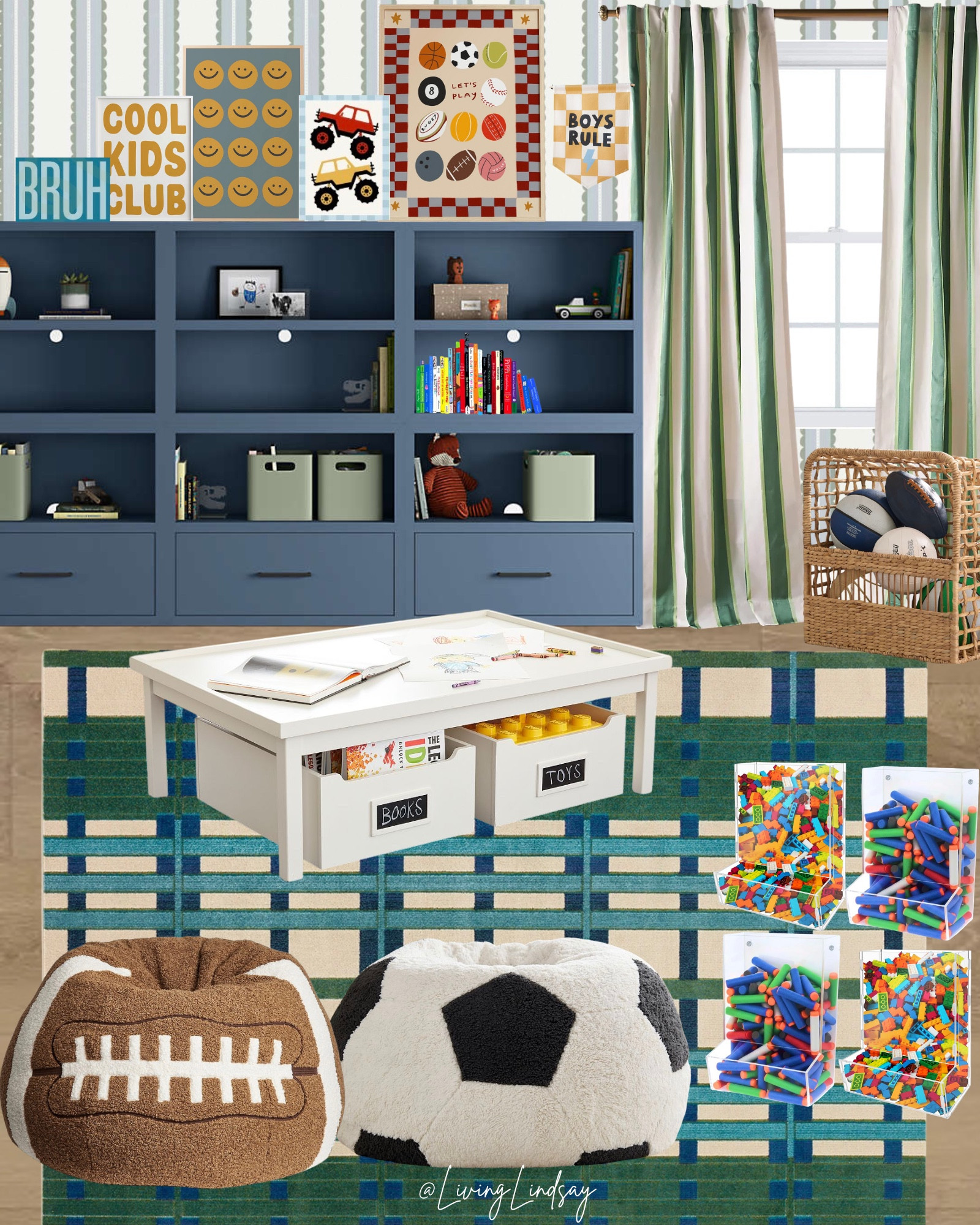 kids playroom decor, boys playroom ideas, playroom organization, kids toy storage, playroom furniture, boys room decor, kids playroom furniture, toy storage bins, playroom rug, kids activity table, playroom shelves, kids storage solutions, boys sports room decor, modern playroom, neutral kids decor, organized playroom, kids book storage, toy organization ideas, sports themed playroom, soccer room decor, football room decor, kids storage bins with labels, kids bookshelves, toddler playroom, family friendly home

#LTKmomlife #LTKHome #LTKKids