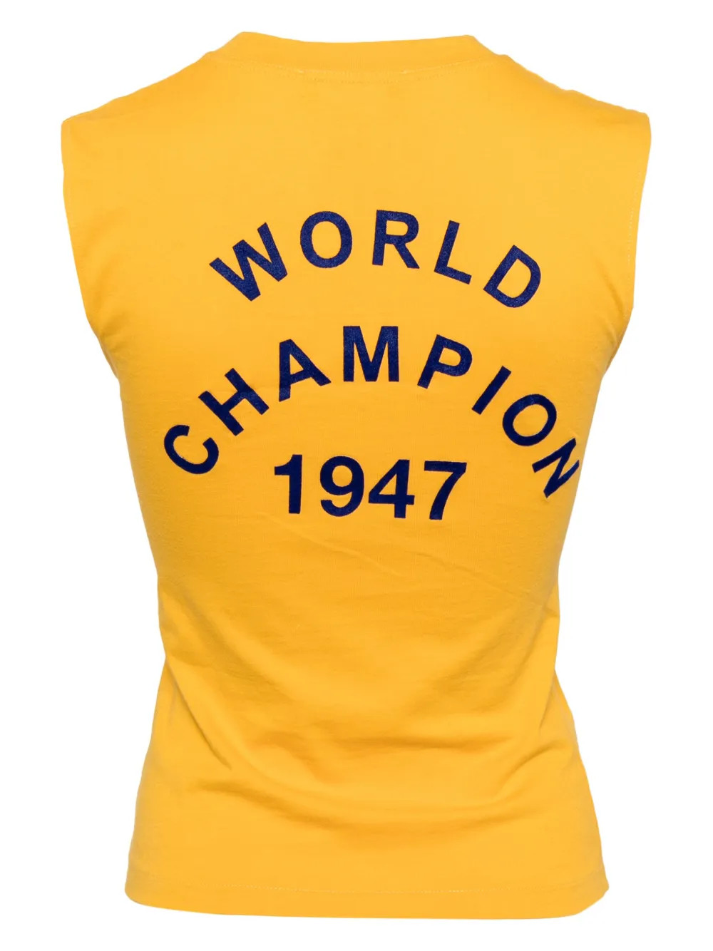 Christian Dior Pre-Owned logo-printed Tank Top | Yellow | FARFETCH | Farfetch Global