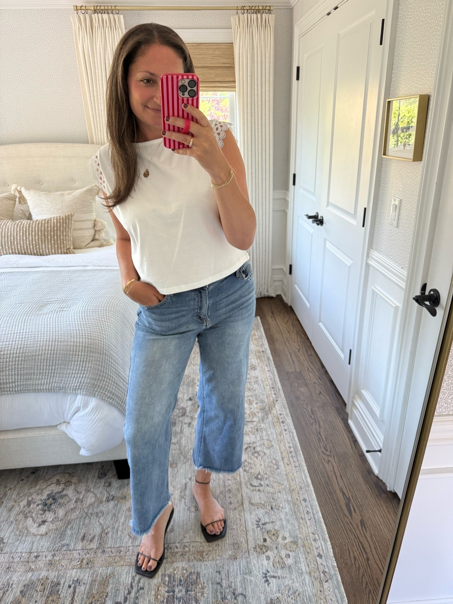 Another really amazing pair of jeans!! True to size, the perfect amount of stretch and so flattering. 20% off today with code TEXT20!

#LTKSaleAlert #LTKootd #LTKdayinmylife