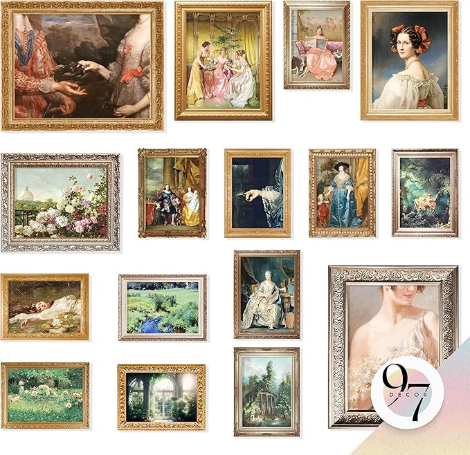 97 Decor LARGE 11x14 Victorian Wall Decor - Large Vintage Wall Art Decor, Vintage Art Prints Vict... | Amazon (US)