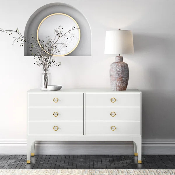 Lorna 6 Drawer 56'' W Dresser | Wayfair North America