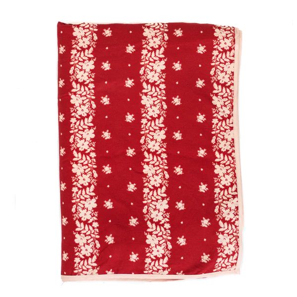 Holiday Ditsy Floral Tablecloth, Red | The Avenue