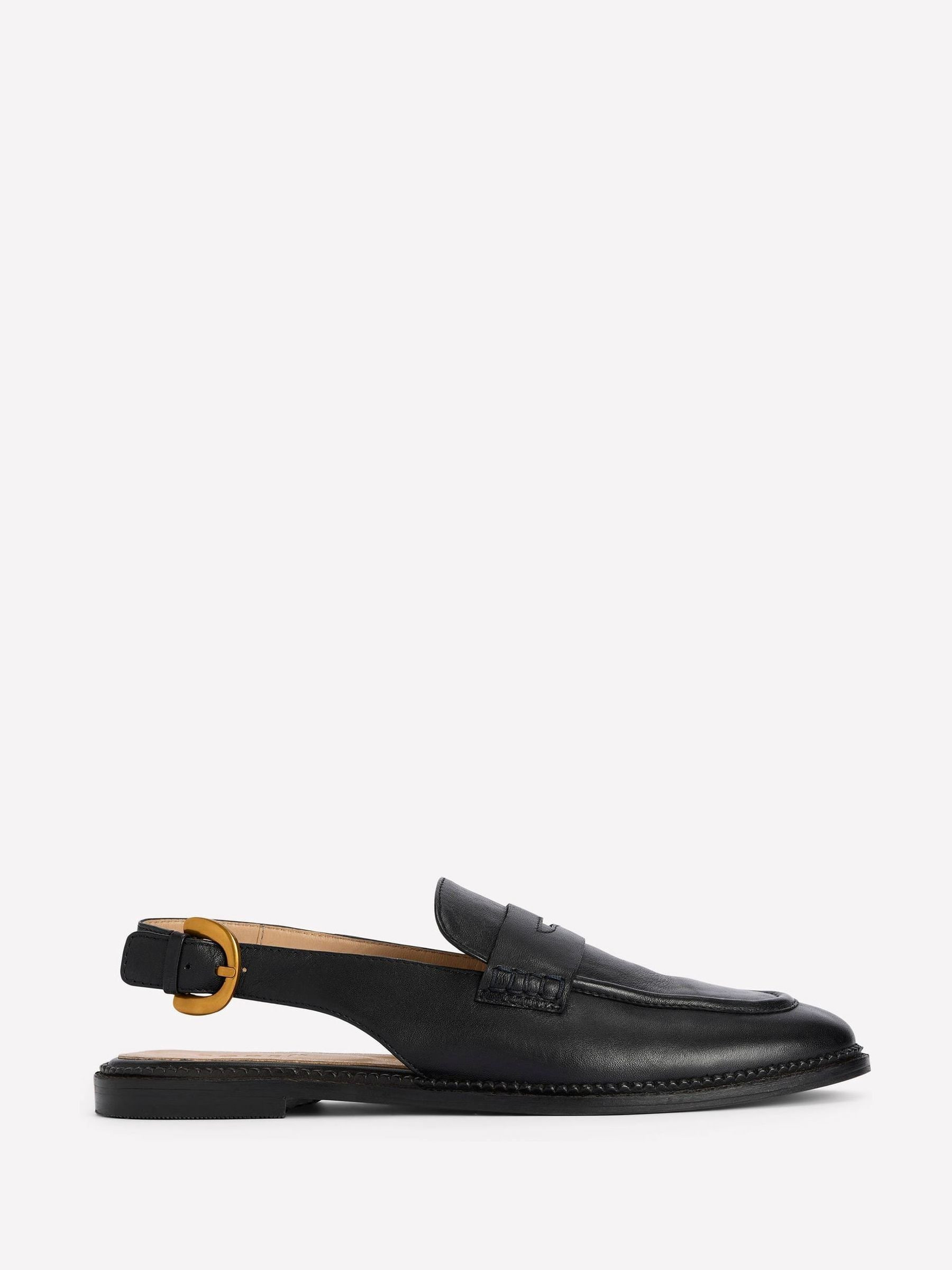 Boden Boden Black Slingback Penny Loafers | Next US