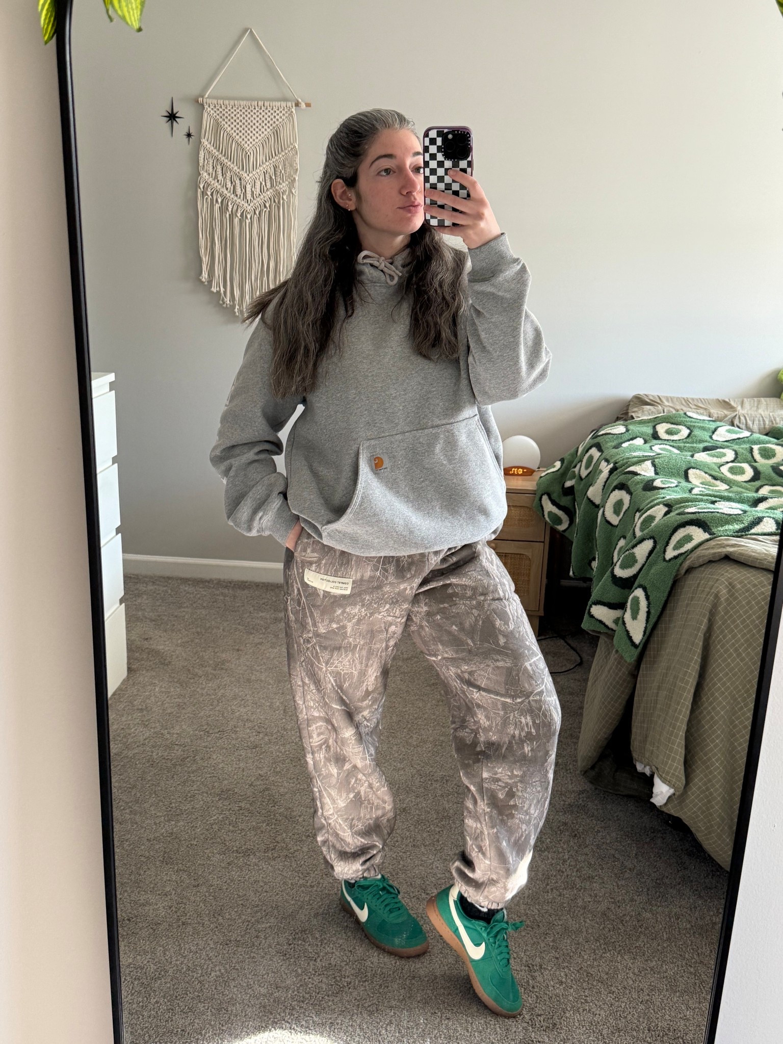 Comfy cozy snow day outfit! Brrrr catch me inside all day😂🤍✨  #cozy #comfort #comfrt #carharrt #nike

#LTKdayinmylife #LTKootd #LTKselfcare