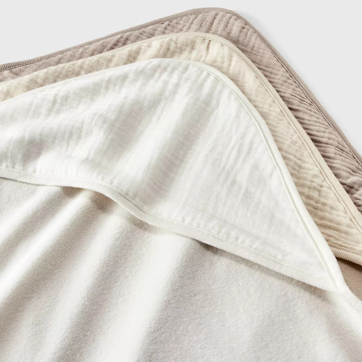 Baby 3pk Muslin Hooded Towel - Cloud Island™ | Target