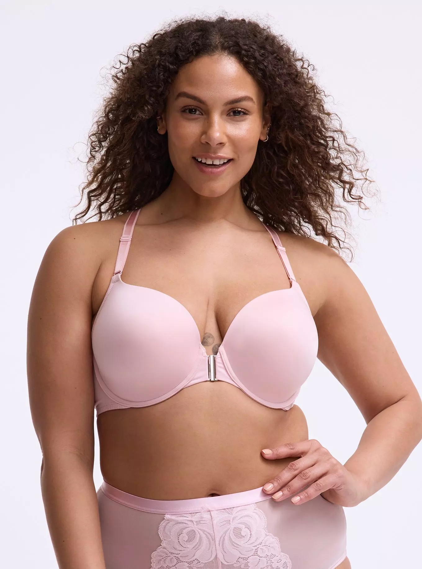 Perfect T-Shirt Front-Close Racerback Bra | Torrid (US & Canada)