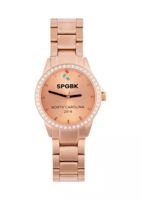 SPGBK Rose Gold Tone Petite Crystal Bracelet Watch | Belk