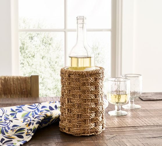 Capitola Woven Wine Chiller | Pottery Barn (US)