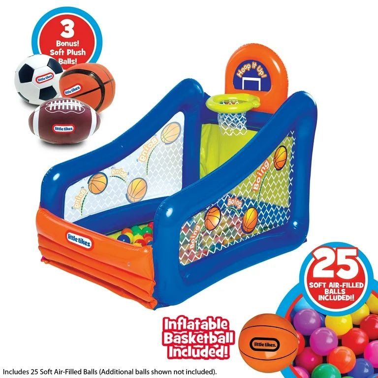 Little Tikes Brand Hoop It Up! with 25 Balls, Toy Sports Play Center Ball Pit, Ages 3 Years Old a... | Walmart (US)