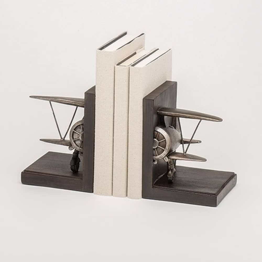 Roman Giftware Inc., Home Décor, Every Day Gifts, 7.75" H Airplane BOOKENDS,Religious, Inspirational | Amazon (US)