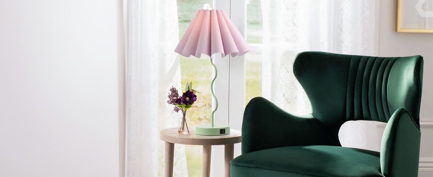 Table Lamps for Bedroom Modern Single Table Lamp for Night Stands Beside Lamps Living Room End Ta... | Amazon (US)